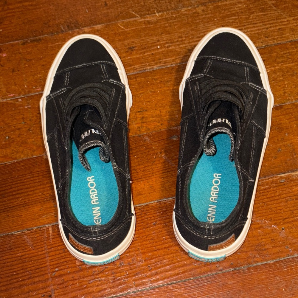 Jenn Ardor Black Sneakers Sport
